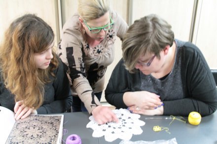 Zajęcia z heklowania